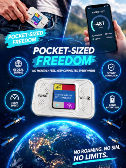 🌍 Portable Wi-Fi | Free Global Internet for Life