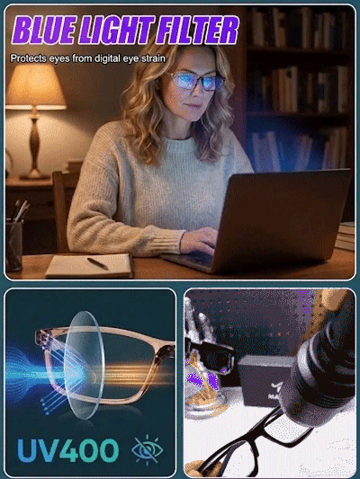 Photochromic High-End Anti-Blue Light Reading Glasses