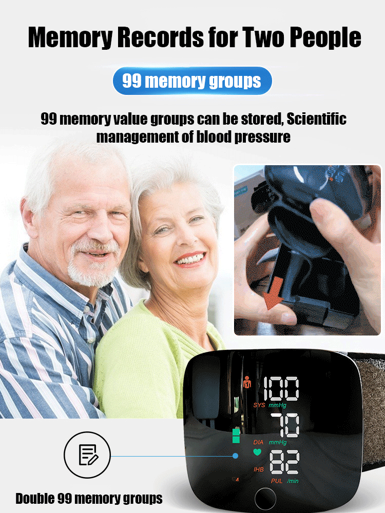 ✅ Certified by FDA, CE, and SGS, with blood pressure accuracy within ±3mmHg and pulse rate within ±5%.