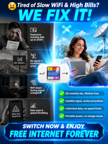 🌍 Portable Wi-Fi | Free Global Internet for Life