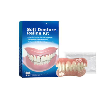 ORALHOE Perfect Smile Dentures (Comes with Glue)