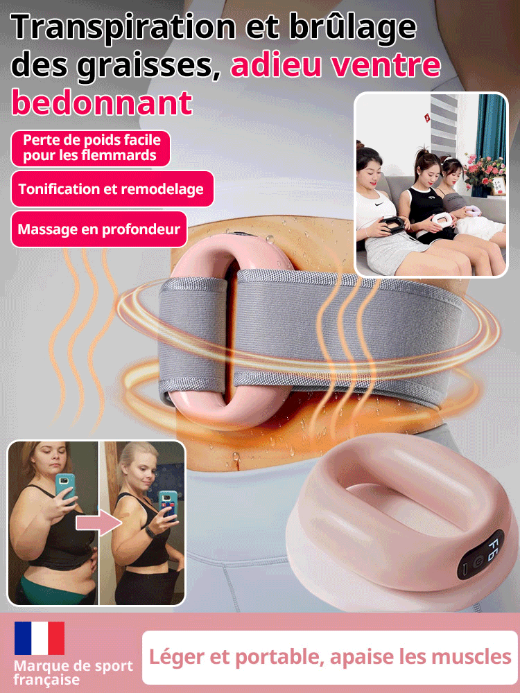 【Brûlez les Graisses Rapidement Sans Faire de Sport】 Rouleau de Massage Vibrant pour le Raffermissement des Fascias