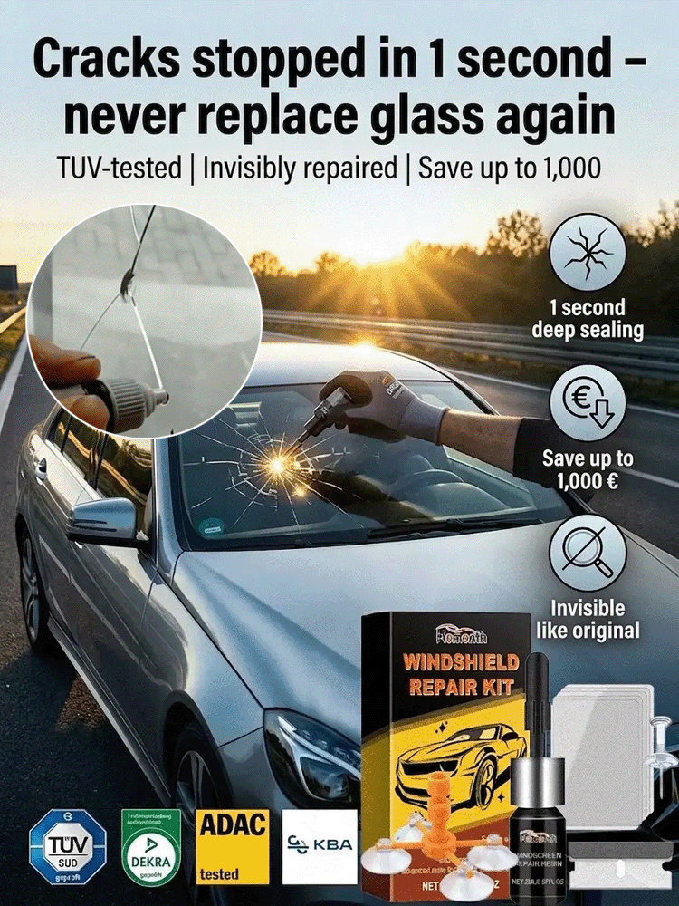 🌟 Invisible Glass Repair in Minutes! ✨ Say goodbye to cracks — no expensive replacements needed!