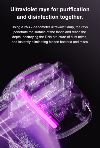 [Wireless vacuuming and mopping] High suction power dust mite removal mopping machine