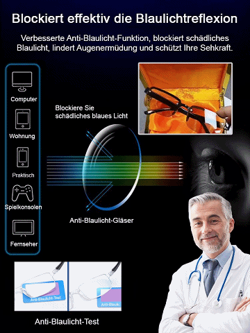 Intelligenter Zoom Anti-Müdigkeit Komfort Superleichte Kristall-Lesebrille