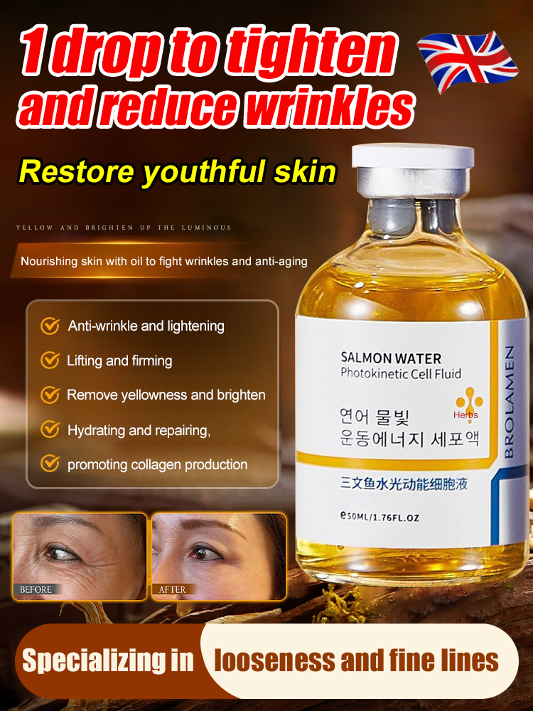 Salmon Water Light Anti-Wrinkle Essence, Feel the lift, see the glow — try it today, risk-free.