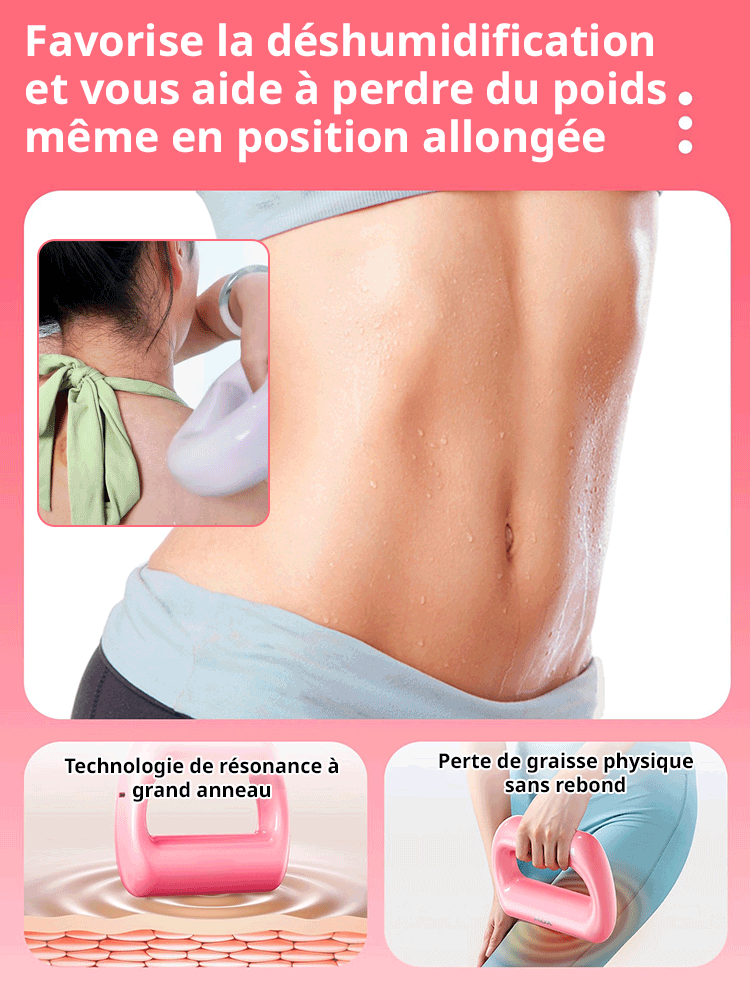【Brûlez les Graisses Rapidement Sans Faire de Sport】 Rouleau de Massage Vibrant pour le Raffermissement des Fascias
