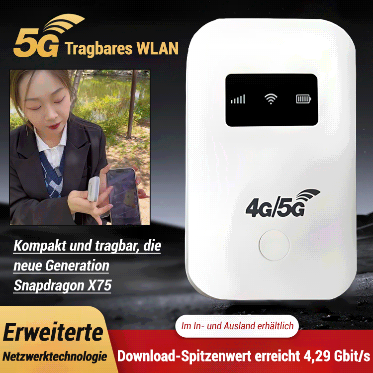 Portables kostenloses WLAN - Weltweites Hochgeschwindigkeits-Internet, niemals monatliche Gebühren!