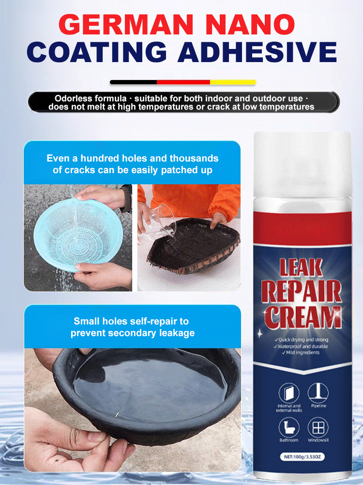 【🏠 Home Savior 🏠】Polymer Leak-Seal Spray: Stops Leaks in 1 Minute! 💧