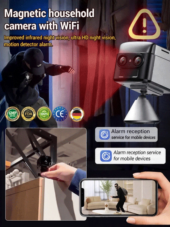 🕵️‍♂️ Invisible Wireless HD Camera – Zero Setup, Zero Fees, Total Peace of Mind