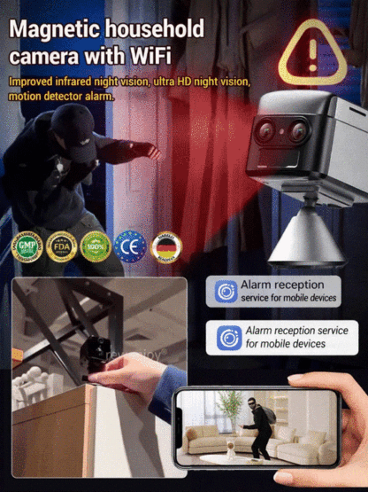 🕵️‍♂️ Invisible Wireless HD Camera – Zero Setup, Zero Fees, Total Peace of Mind