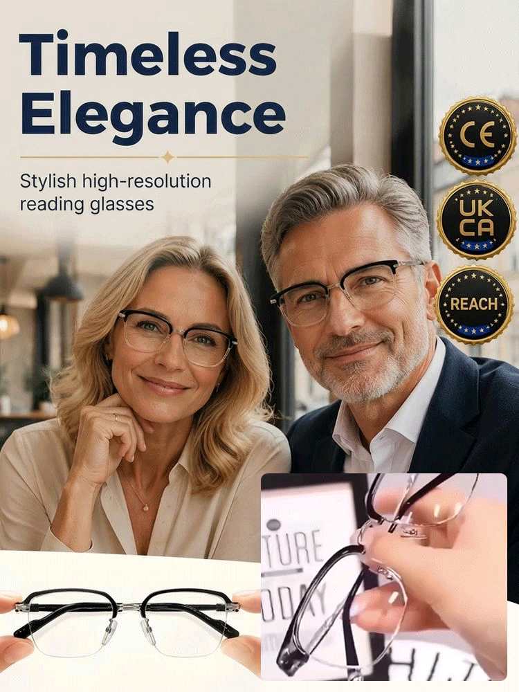 Ultra-Lightweight Photochromic Progressive Multifocal Reading Glasses