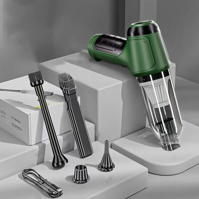 Multifunctional high-power car vacuum cleaner and air inflator