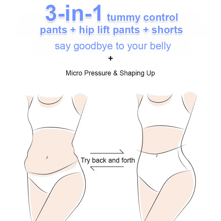 【Reduce belly fat❤️‍🔥】0.01cm ultra-thin breathable micro-pressure shaping 7A antibacterial underwear