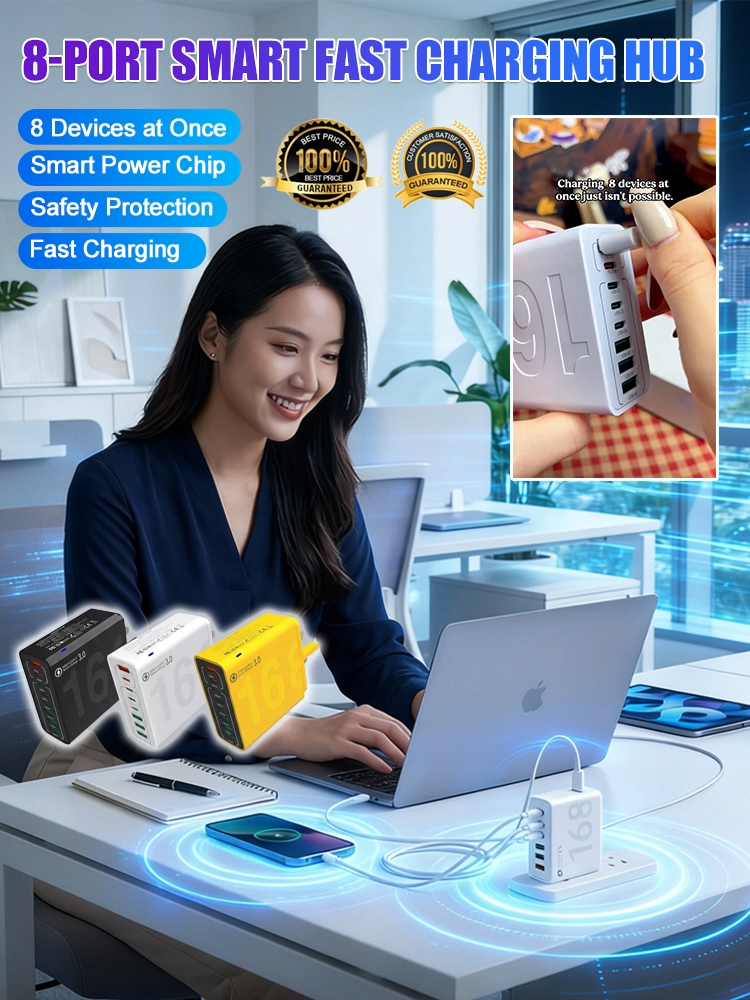 8-Port Smart Fast Charging Hub
