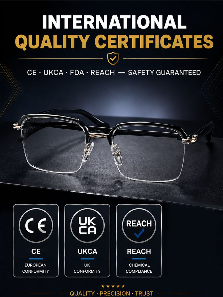 Ultra-Lightweight Photochromic Progressive Multifocal Reading Glasses