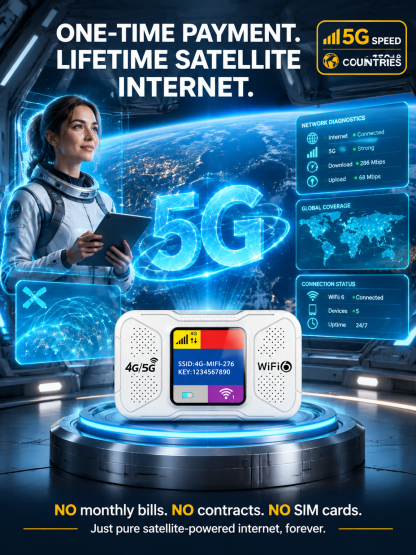 🌍 Portable Wi-Fi | Free Global Internet for Life