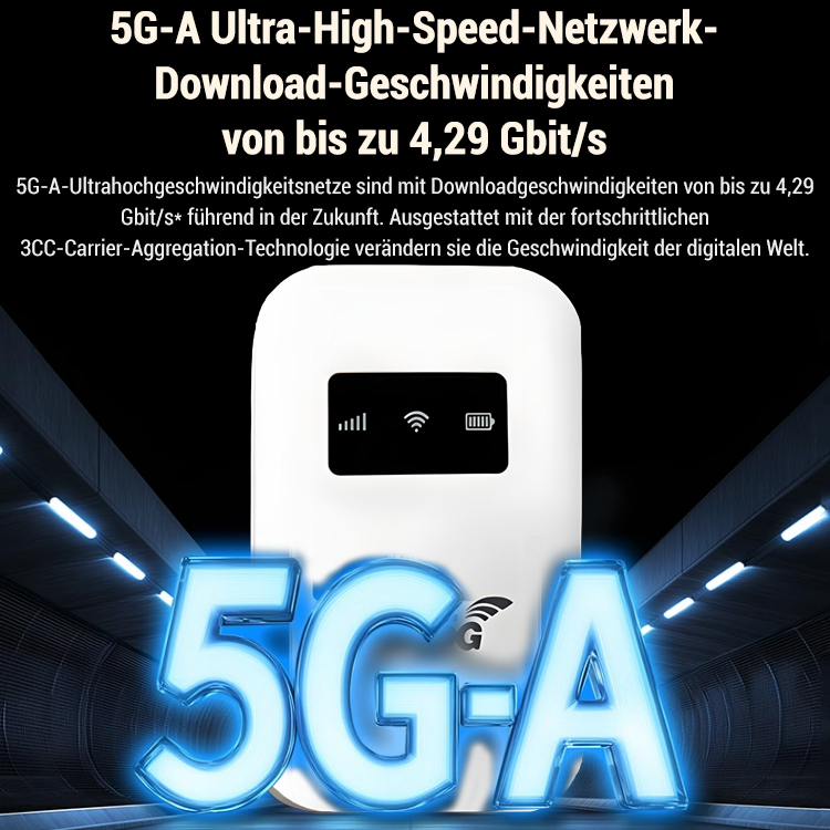 Portables kostenloses WLAN - Weltweites Hochgeschwindigkeits-Internet, niemals monatliche Gebühren!