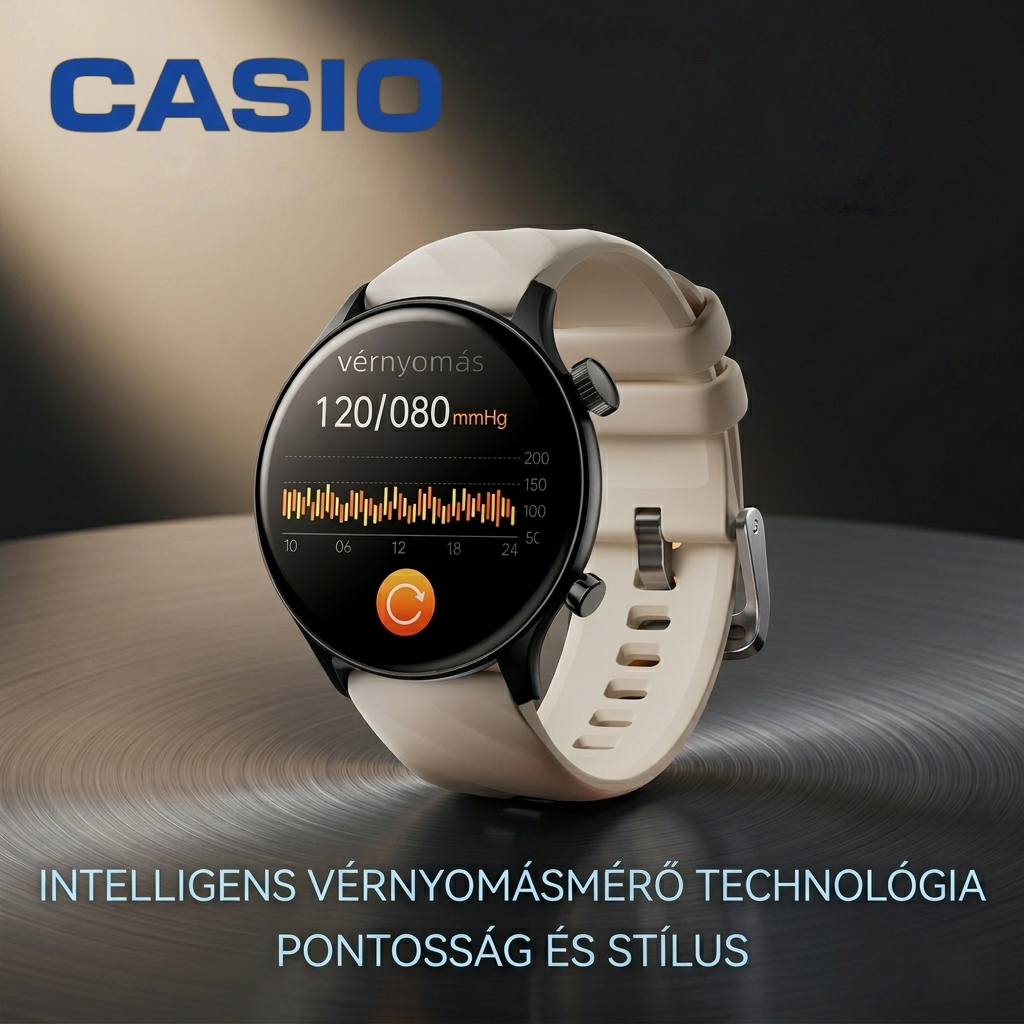 Casio AI egészségfigyelő okosóra ⌚️ Új frissítés 2026-ra! Intelligens mérés EKG + fotopletizmográfia segítségével – vércukorszint, vérnyomás és vér oxigénszintjének monitorozása egyetlen órával. 🏃