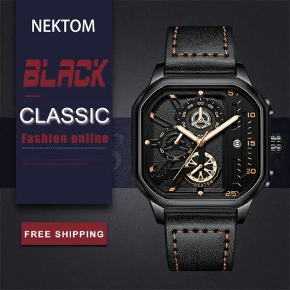 ⌚Relógio de quartzo à prova de água para homem