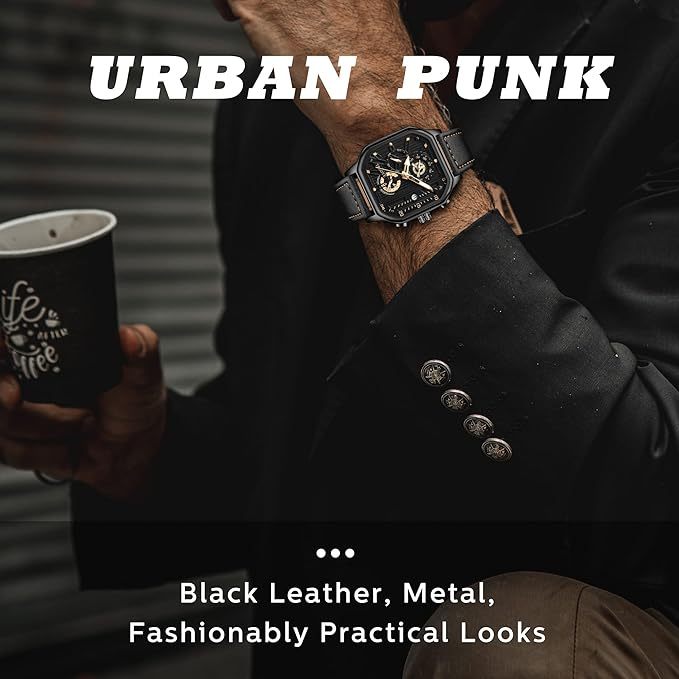 ⌚Relógio de quartzo à prova de água para homem