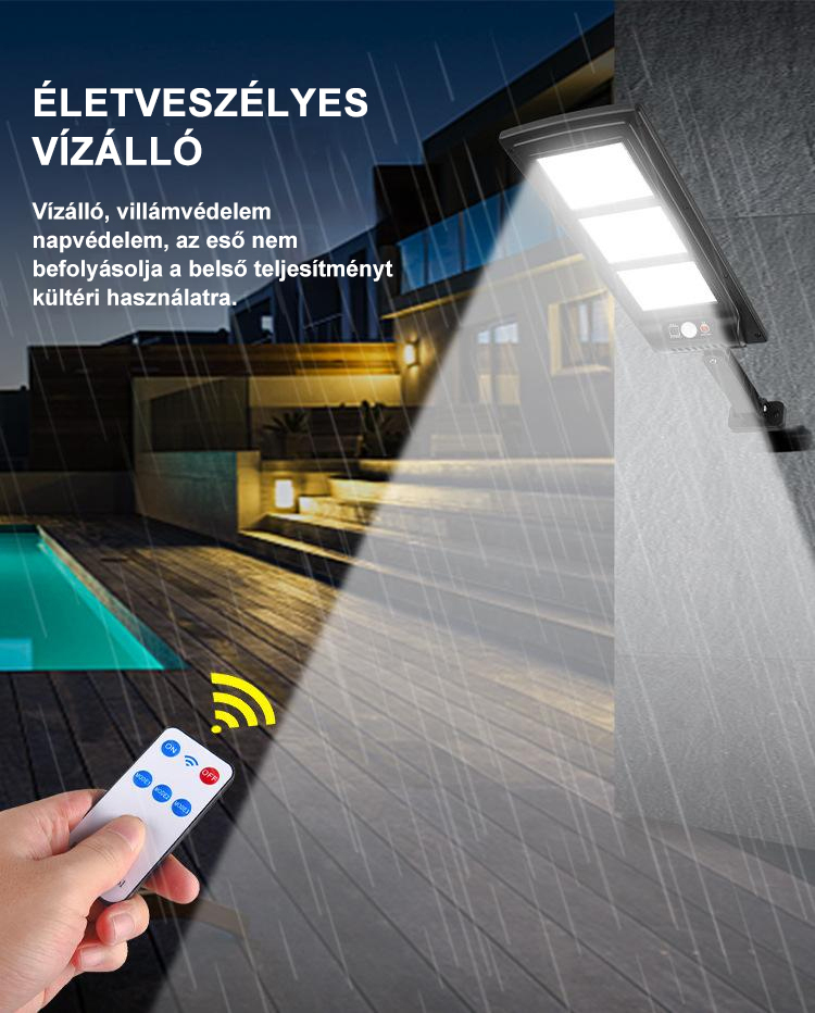 🌟800W Solar utcai lámpák kültéri vízálló ,6000K & INGYENES SZÁLLÍTÁS 