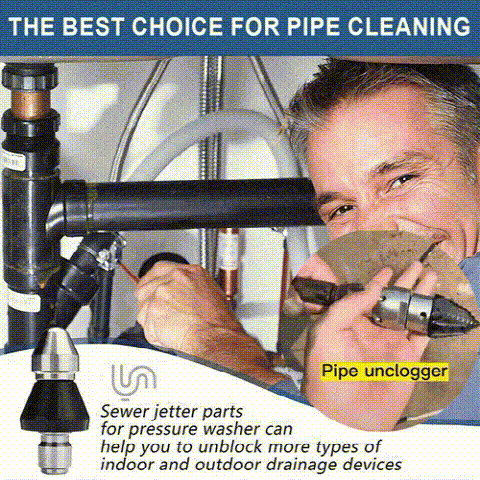 ⏰UTOLSÓ NAP 50% KI-Nagynyomású csatornatisztító eszköz nagynyomású fúvóka