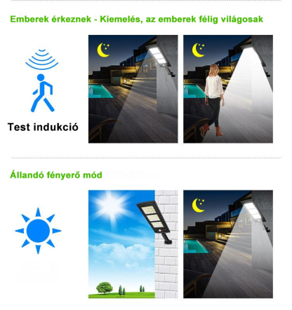 🌟800W Solar utcai lámpák kültéri vízálló ,6000K & INGYENES SZÁLLÍTÁS 