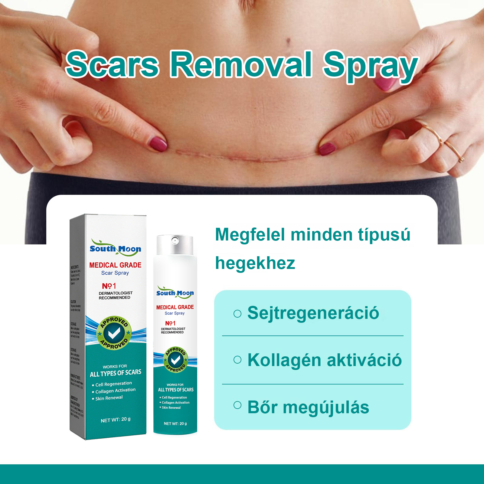 Fivfivgo™ Advanced Scar eltávolító spray