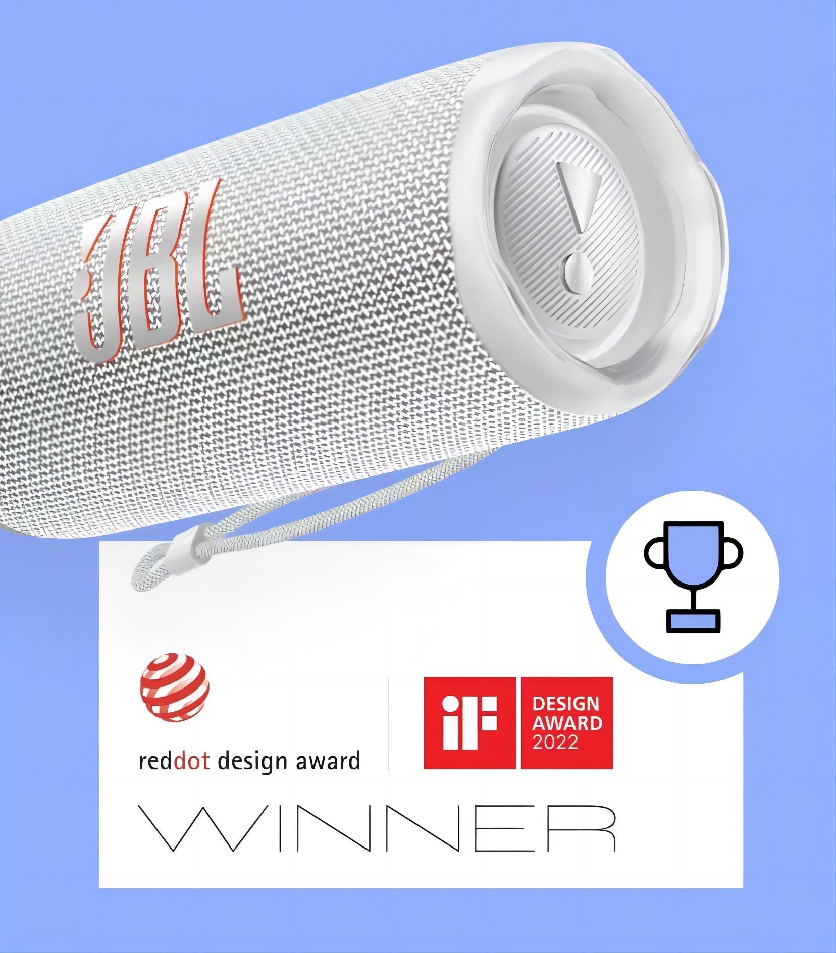 JBL Flip 6 - Hordozható Bluetooth hangszóró, erőteljes hang és mély basszus, IPX7 vízálló, 12 órányi lejátszási idő