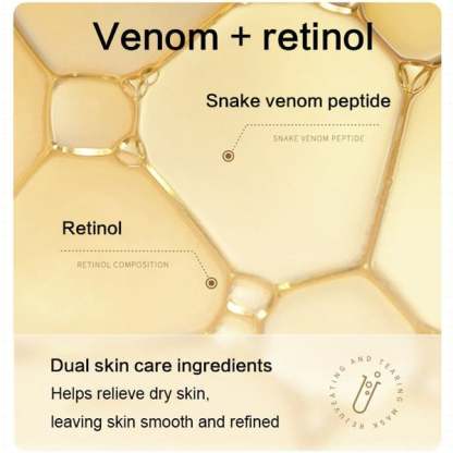 🔥 HORÚCA AKCIA: ZĽAVA 50% na Retinol hadieho jedu zlatú masku"