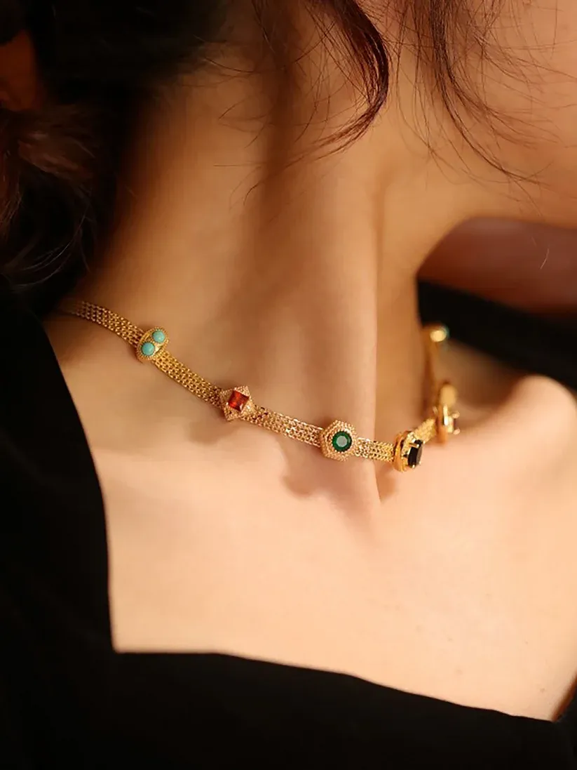 💖📿50% sleva 🎁💞 Sada náhrdelníků Tilda | Pozlaceno 24karátovým zlatem