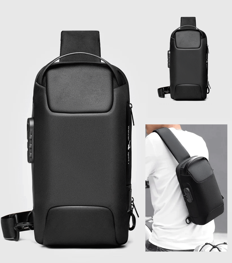 Férfi lopásgátló táska