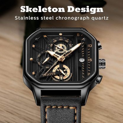 ⌚Relógio de quartzo à prova de água para homem