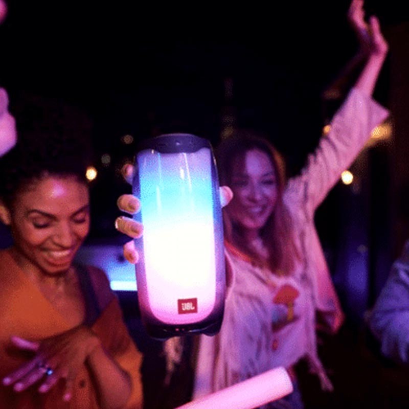 JBL Pulse 4 - Vízálló hordozható Bluetooth hangszóró fényshow-val