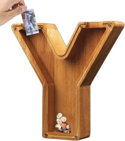🔥Letter Piggy Bank-Wood Gift For Kids