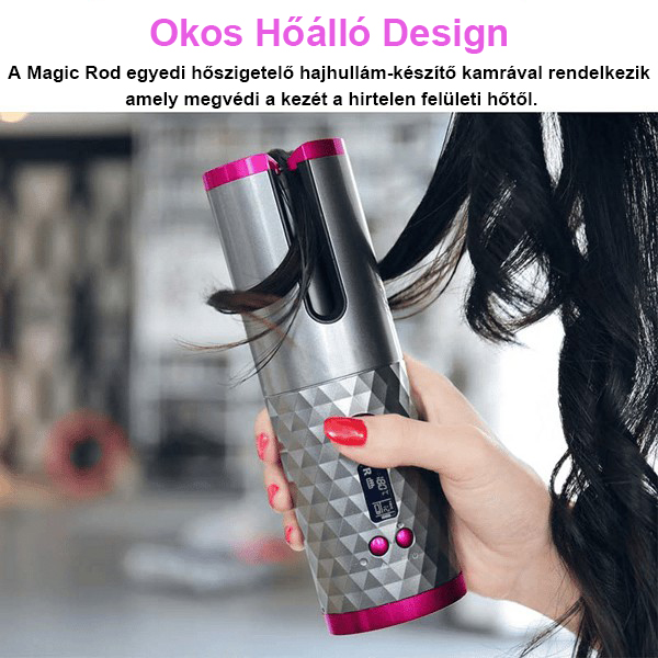 Akku hajhenger automatikus hajformázó