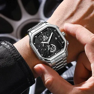 ⌚Relógio de quartzo à prova de água para homem