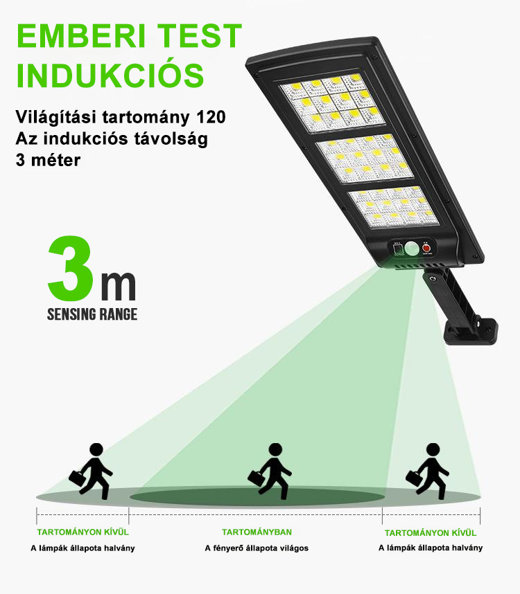 🌟800W Solar utcai lámpák kültéri vízálló ,6000K & INGYENES SZÁLLÍTÁS 