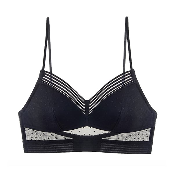 Alacsony hátú vezeték nélküli emelő csipke melltartó