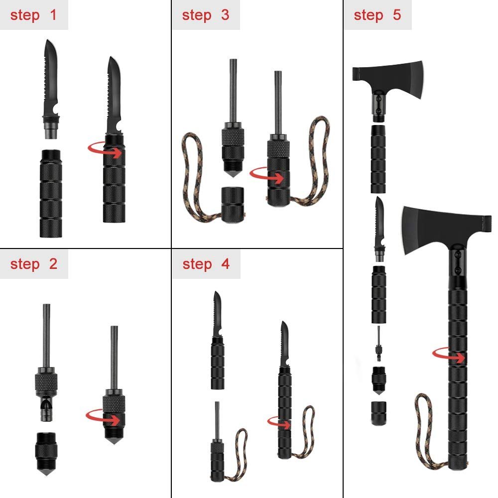 2023 Wilderness Survival, hordozható többfunkciós fejsze