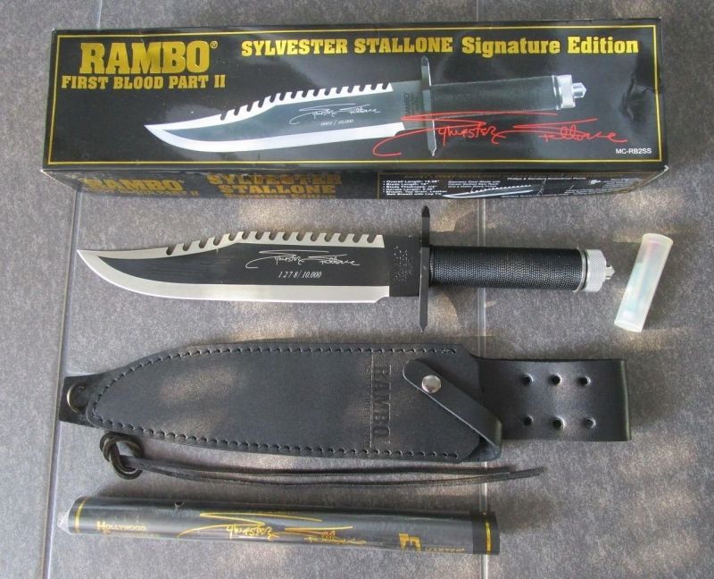 🔥Rambo's First Blood Knife Signature Masterpiece Outdoor Gear (limitovaná edice)