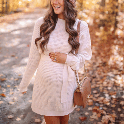 Temperament Fashion Sweet Home Maternity Dress