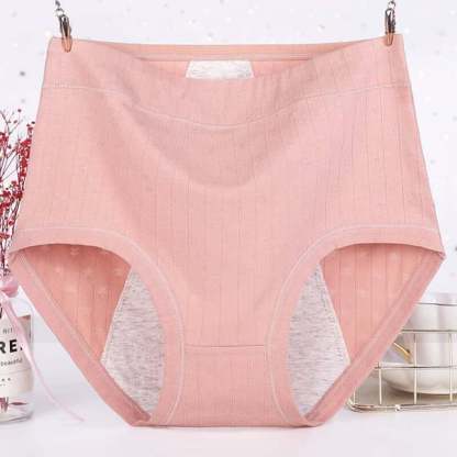 🔥 Vásároljon 5 darabot és kapjon 5 darabot ingyen - pamut antibakteriális és szivárgásmentes, magas derekú, plusz méretű alsónadrágok