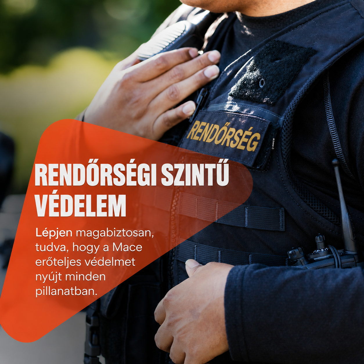 Mace 3 az 1-ben felpattintható tetejű paprikaspray