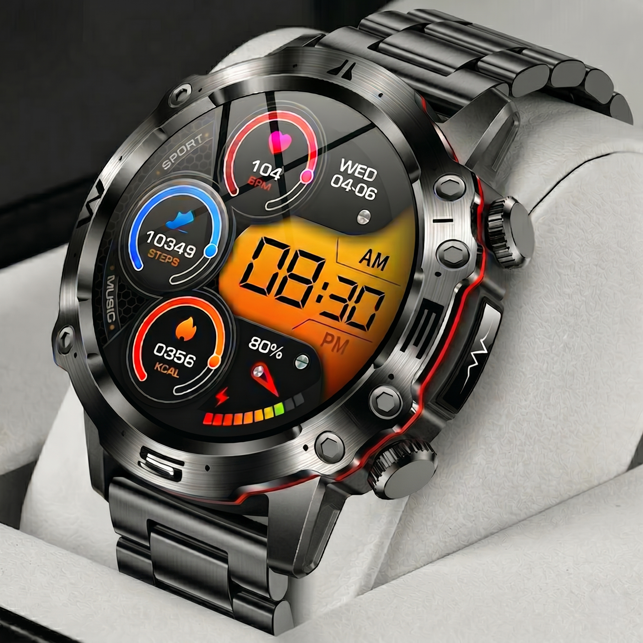 CHYTRÉ HODINKY S AI MEDICÁLNÍ DIAGNÓZOU – 2024 NOVÉ HODINKY S MĚŘENÍM