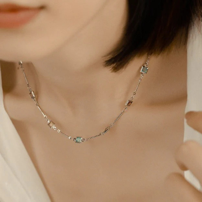 🎁 50% sleva na všechny produkty !💃Náhrdelník Elizabethe | Pozlaceno 18k zlatem🌟