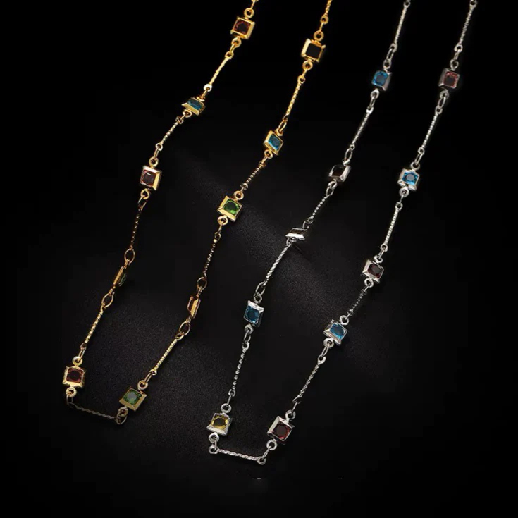 🎁 50% sleva na všechny produkty !💃Náhrdelník Elizabethe | Pozlaceno 18k zlatem🌟