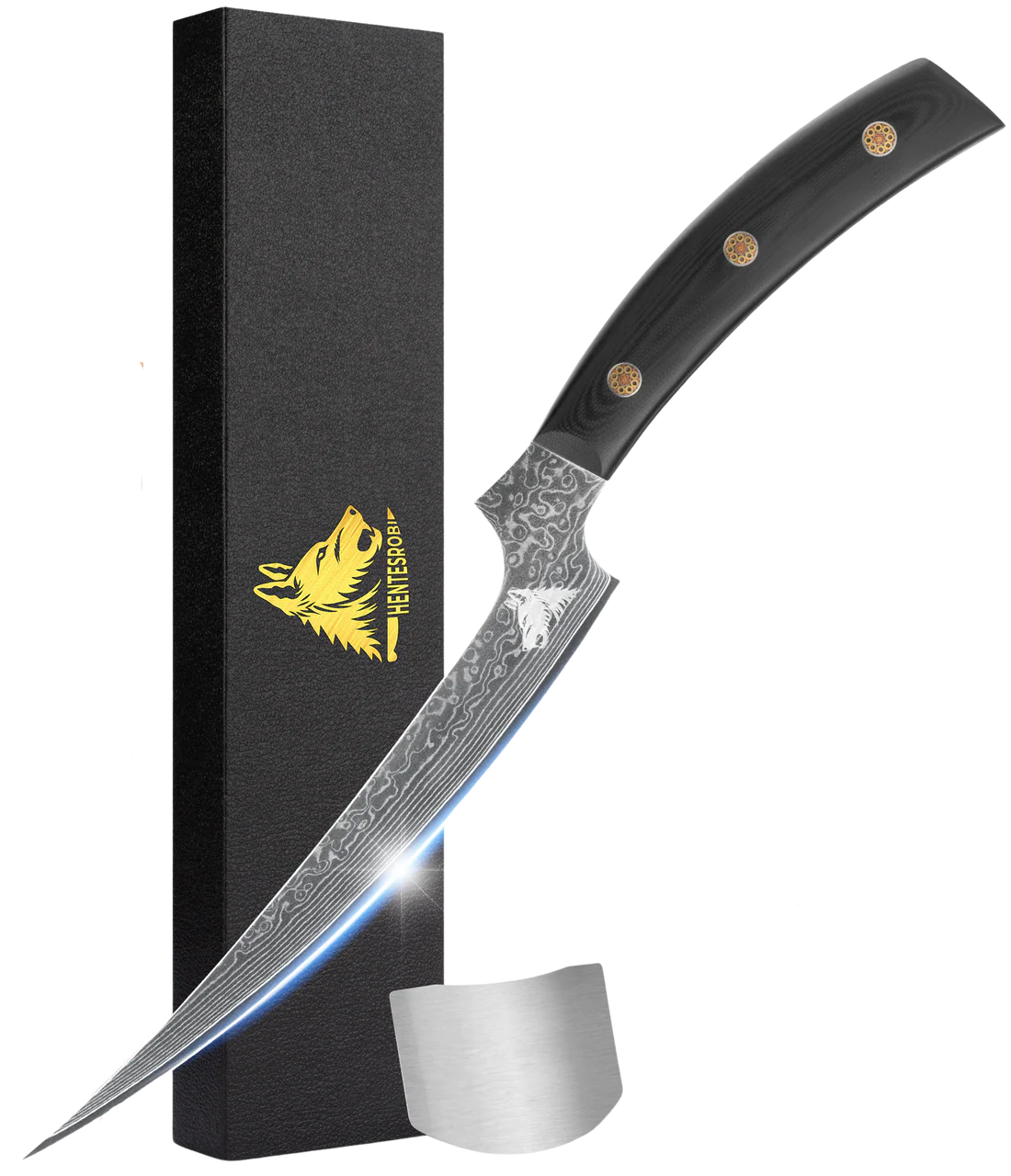 67 rétegű Tapintható Damascusi Acél kés （Vegyél egyet, kapsz egyet ingyen, korlátozott ideig）