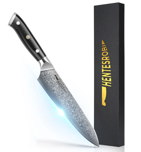 67 rétegű Tapintható Damascusi Acél kés （Vegyél egyet, kapsz egyet ingyen, korlátozott ideig）